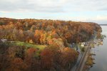 Fall colors on the walkway.